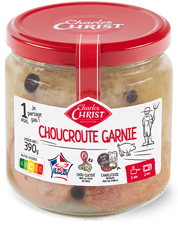 Choucroute nature 44,6cl origine France - Charles Christ