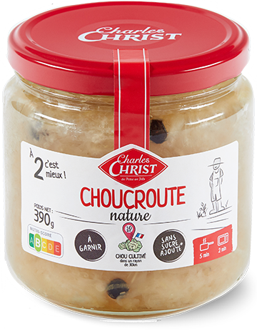 Choucroute nature 44,6cl origine France - Charles Christ