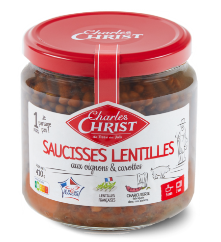 Saucisses lentilles