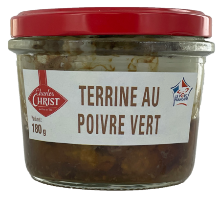 Terrine au poivre vert