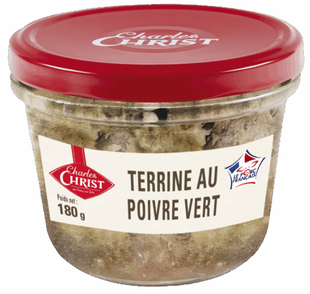 Terrine au poivre vert
